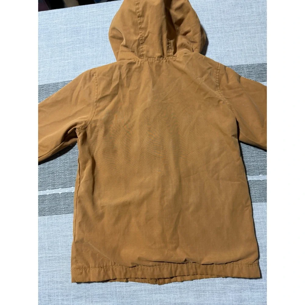 Kids Old Navy‎ Hooded Utility Jacket Mustard Yellow Size 5T